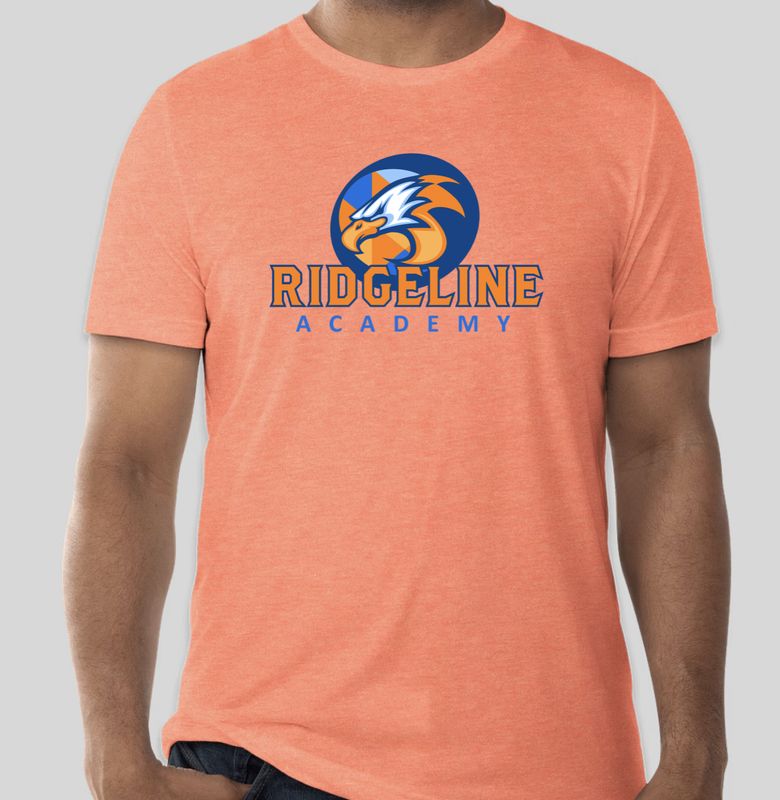 Orange Ridgeline Academy Shirt (Very comfortable TriBlend)