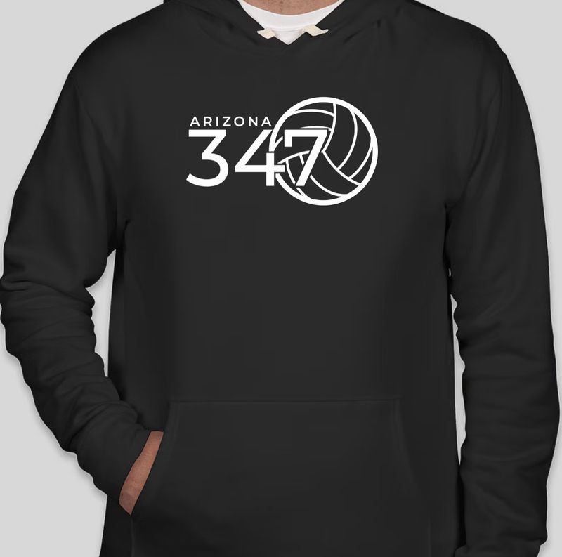 347 Black Hoodie