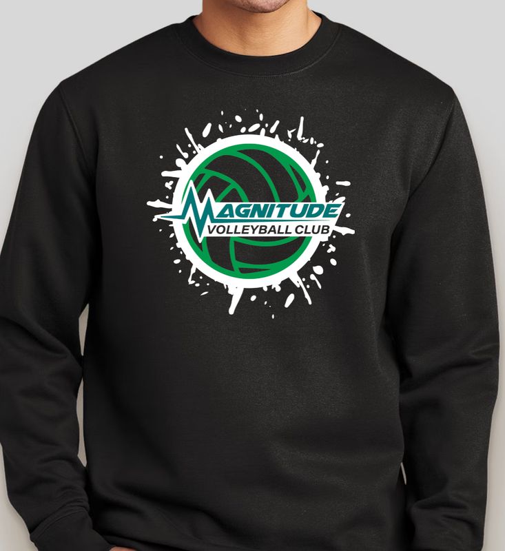 Magnitude Black Crewneck