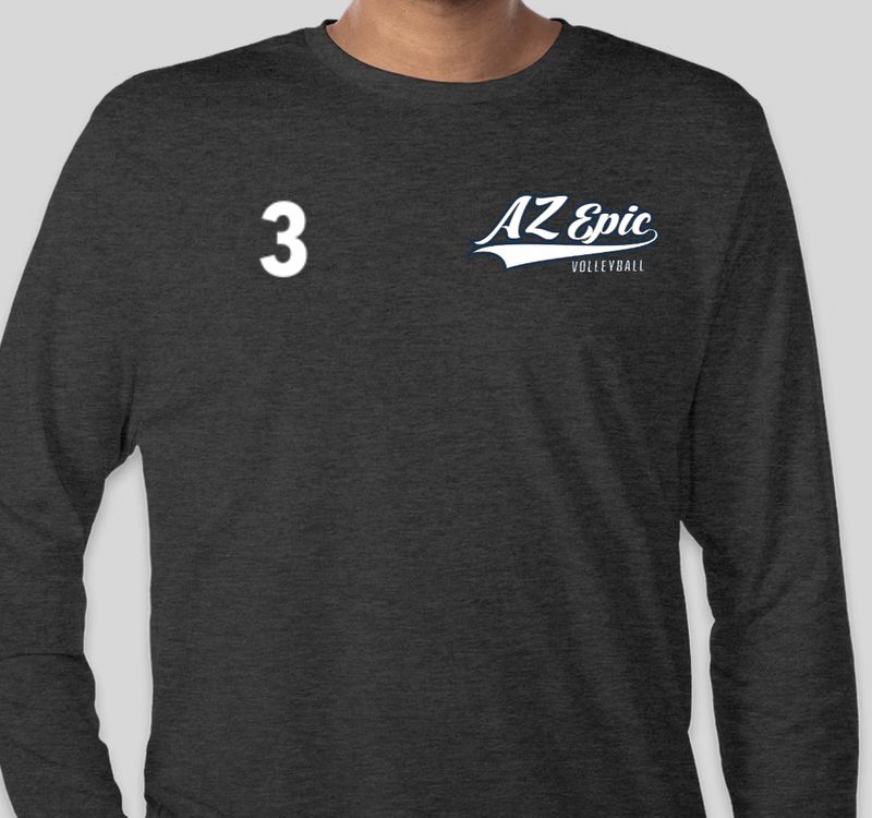 Black Long Sleeve Hitters Shirt