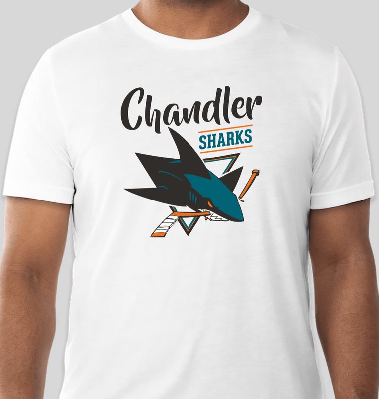 Chandler SHARKS T-Shirt, Long Sleeve Shirt, or Hoodie