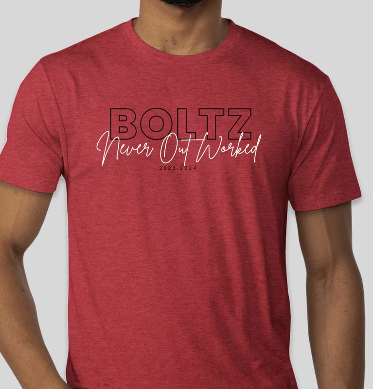 Never Out Worked - Red Shirt