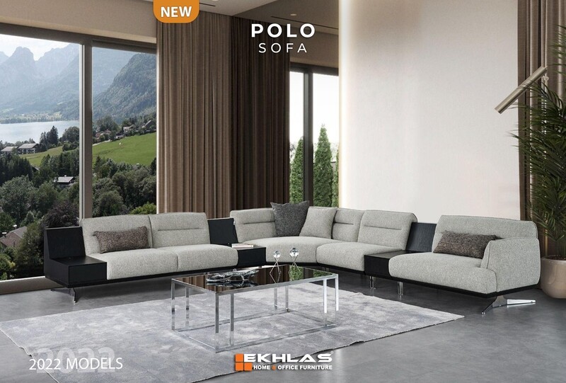 Polo L sofa grey