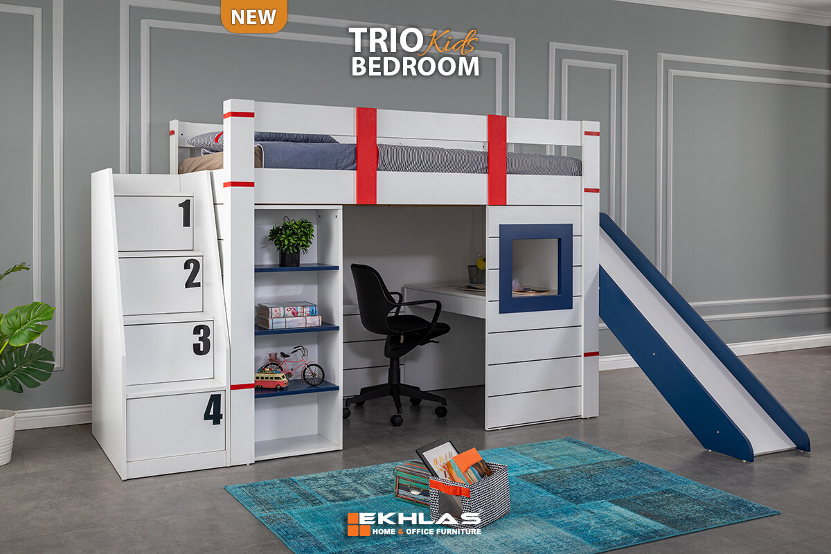 Trio young bedroom