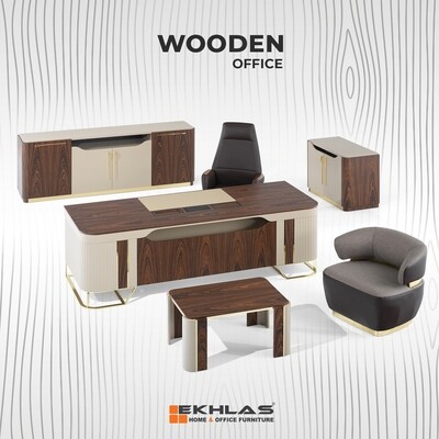 Wooden office set