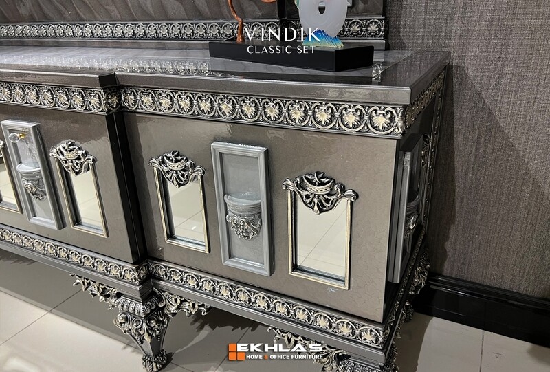 Vendik grey classic dining room