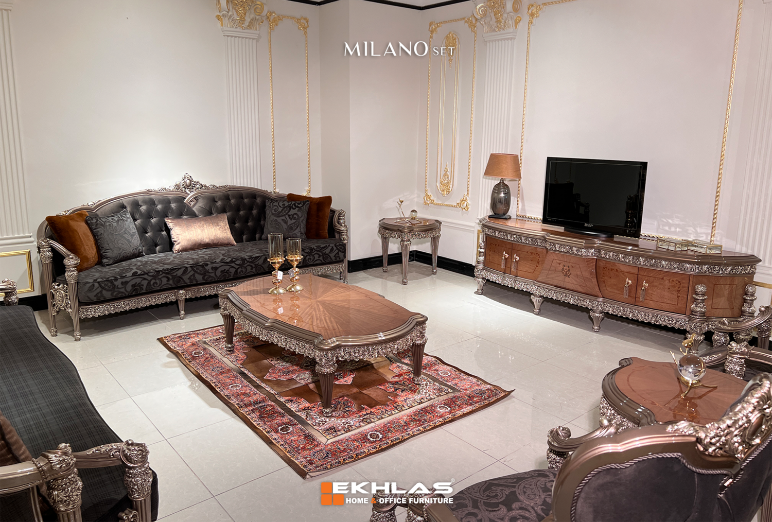 Millano sofa classic set