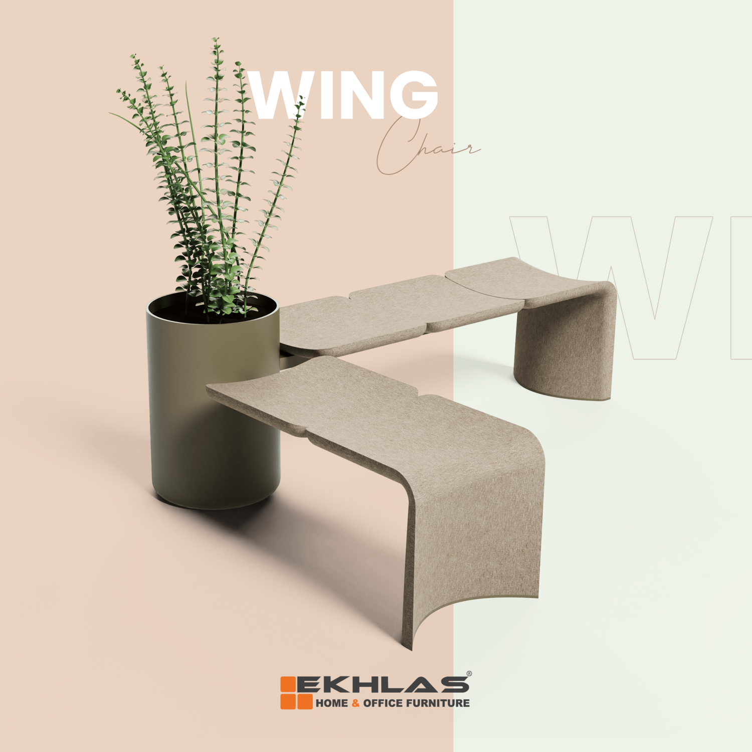 Wing sofa
