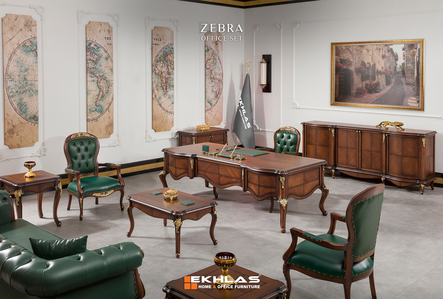 Zebra office set