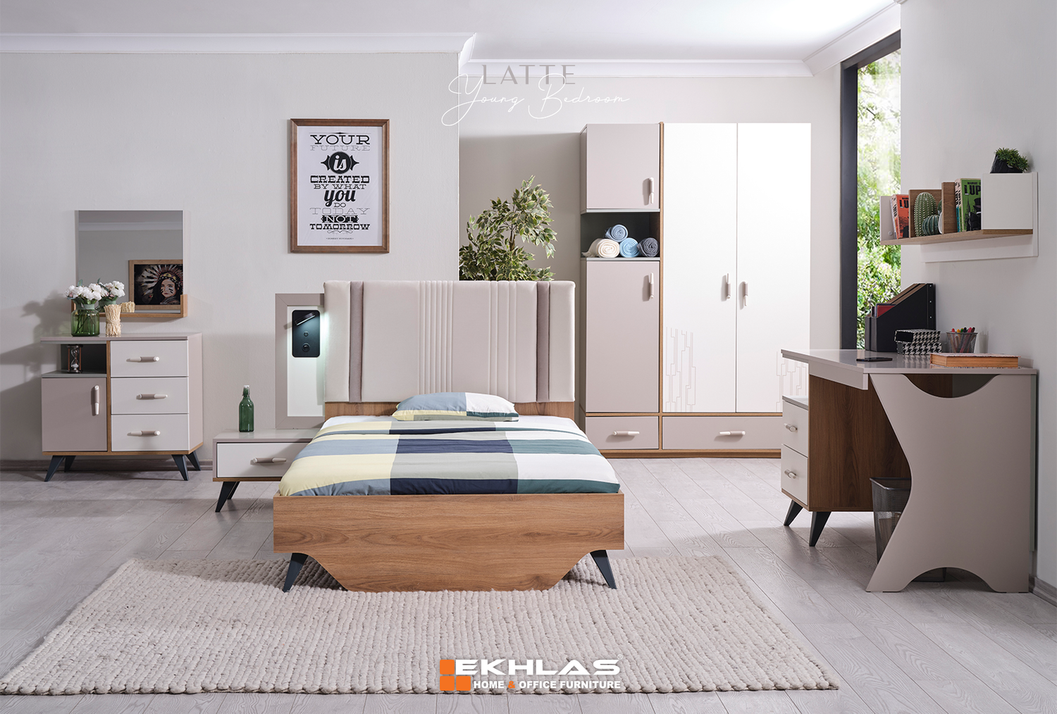 latte young bedroom