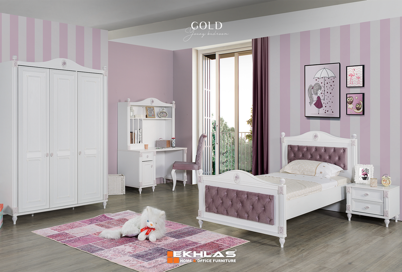 Gold young bedroom
