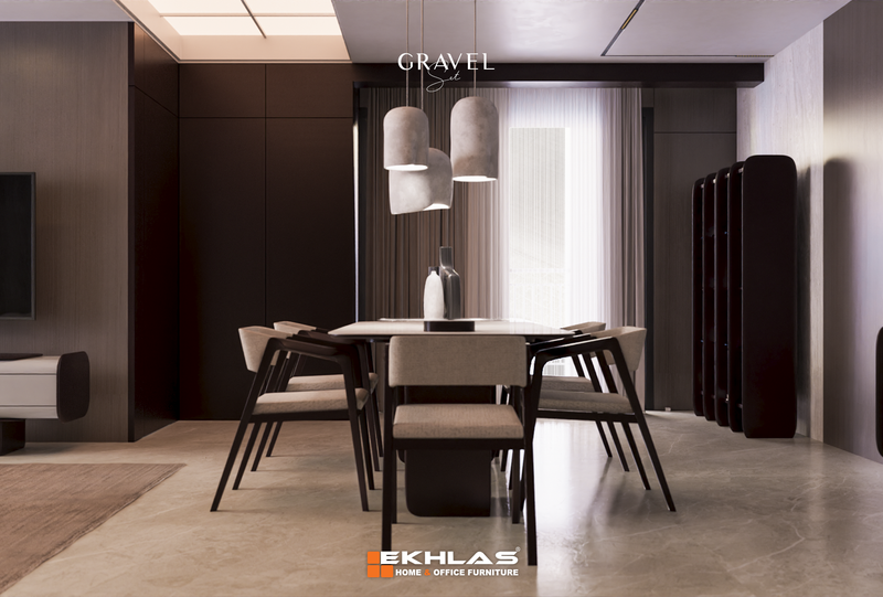 Gravel dining room