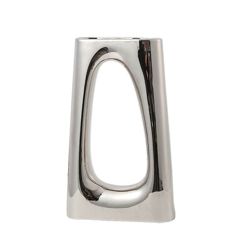 Ring vase silver