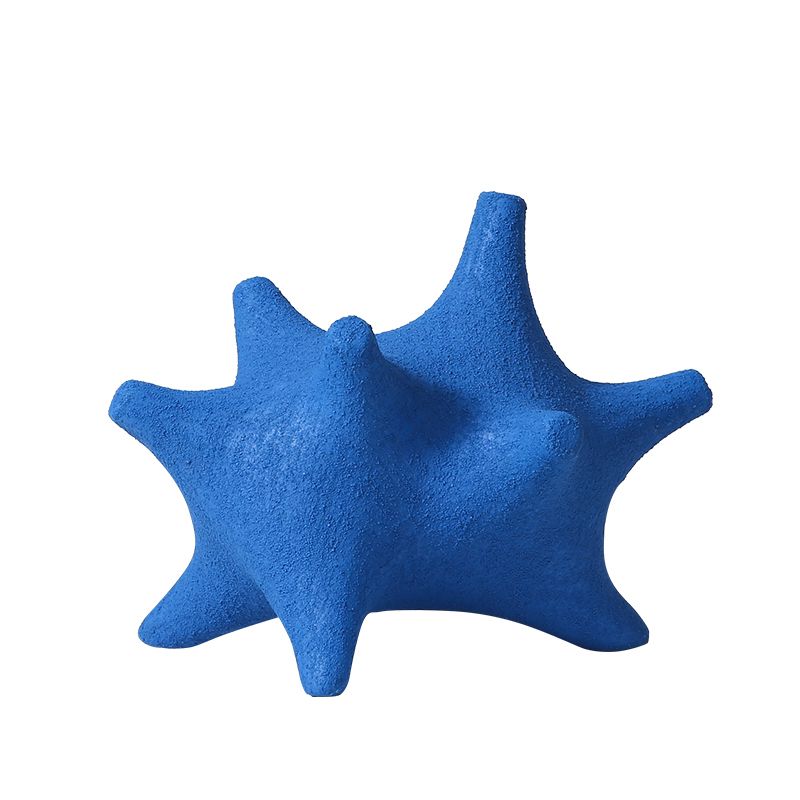 Polygonal abstract ornament -Blue