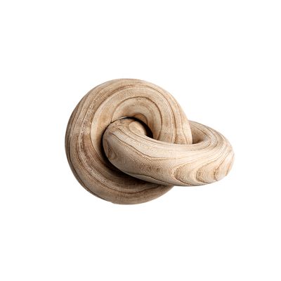 Two-ring buckle ornaments-wood color