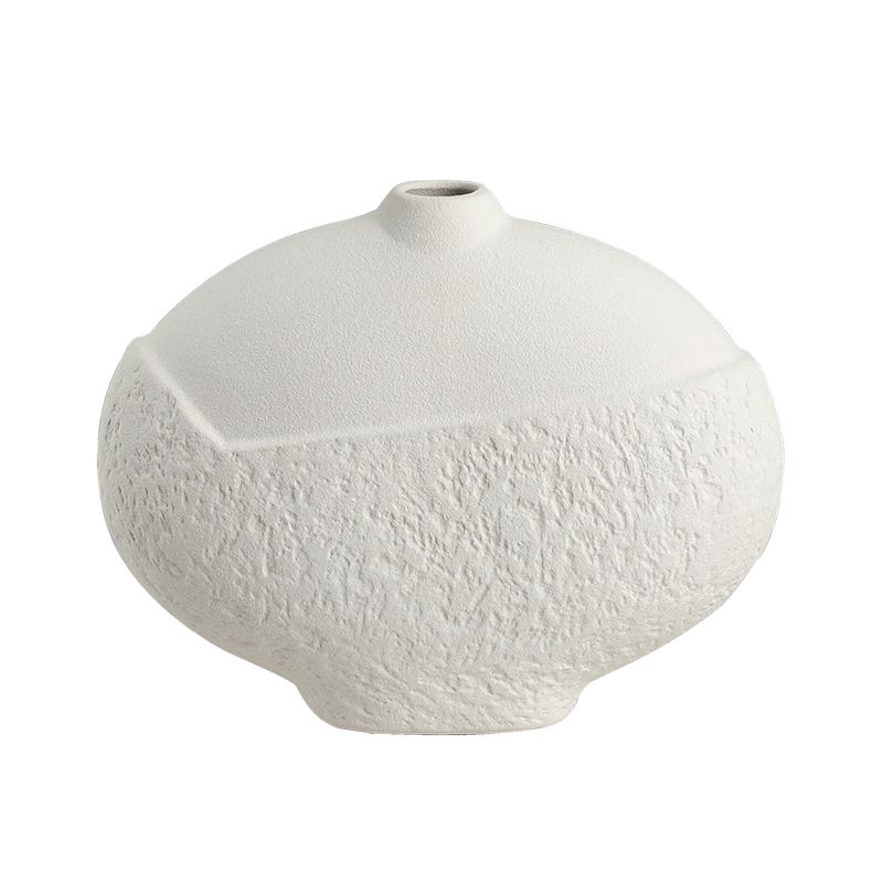 Rock pattern narrow mouth vase A