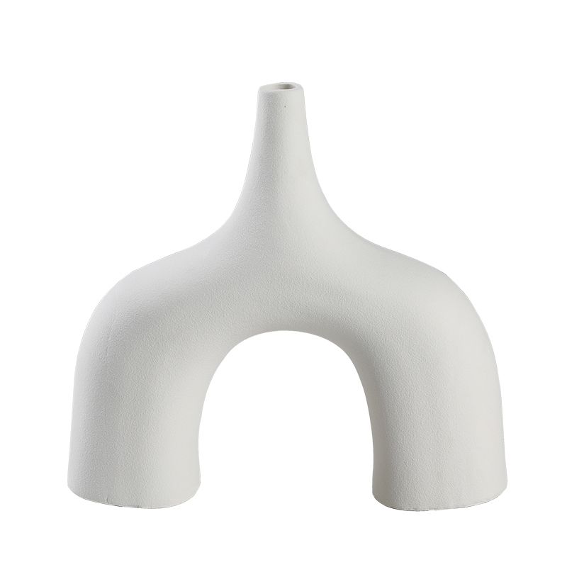 Narrow mouth wide body vase A -B