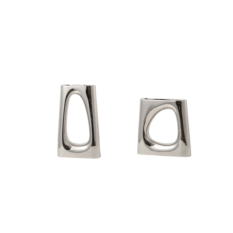 Ring vase silver