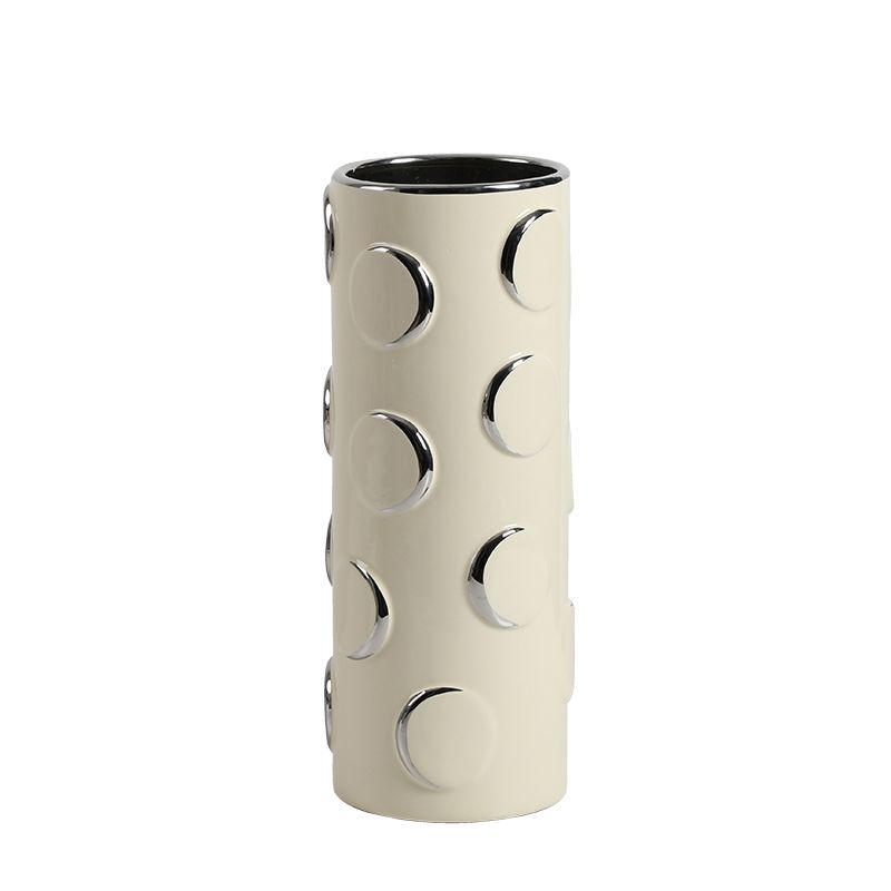 Silver eclipse vase A AND  B