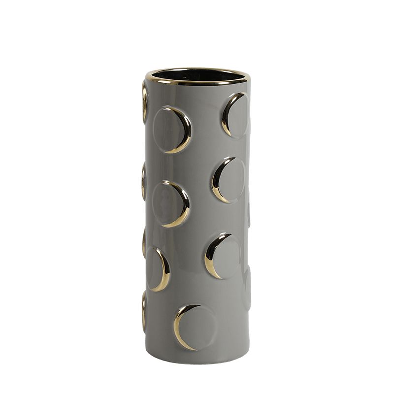 Gold lunar Eclipse Vase A AND B