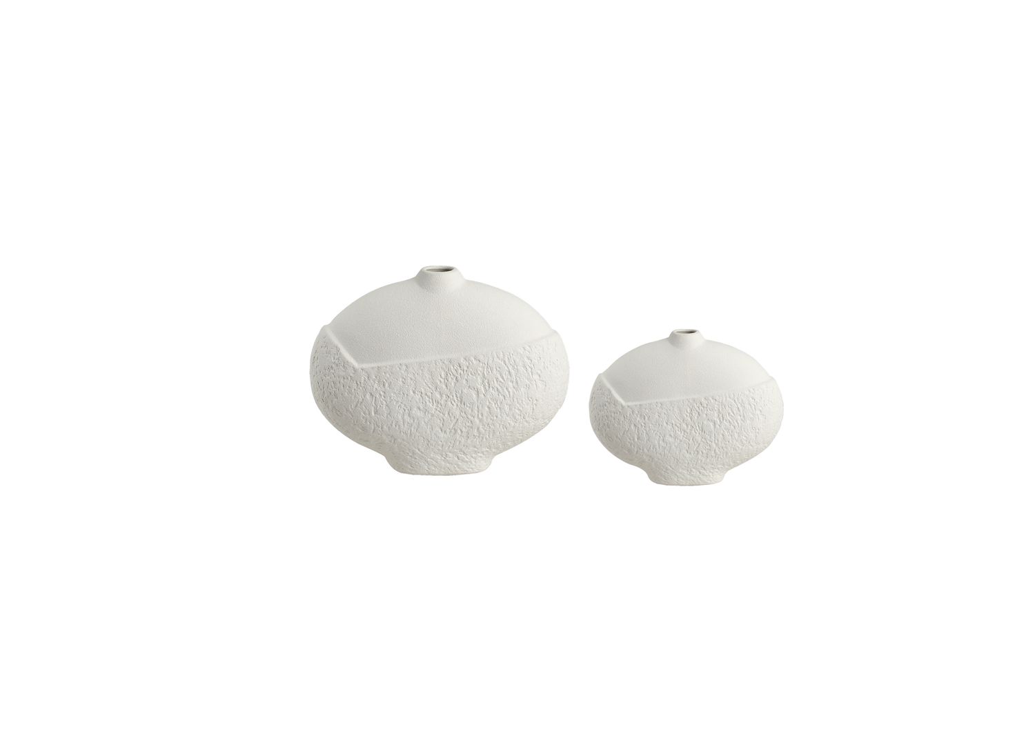 Rock pattern narrow mouth vase A AND B