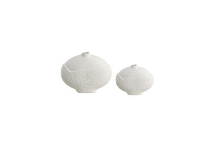 Rock pattern narrow mouth vase A AND B