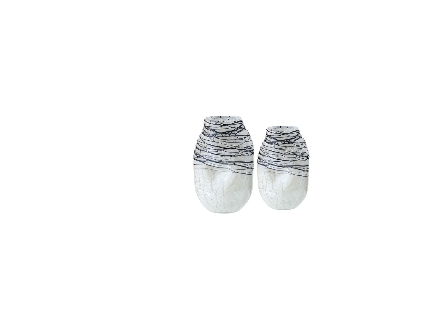 Black Coil Vase A AND B
