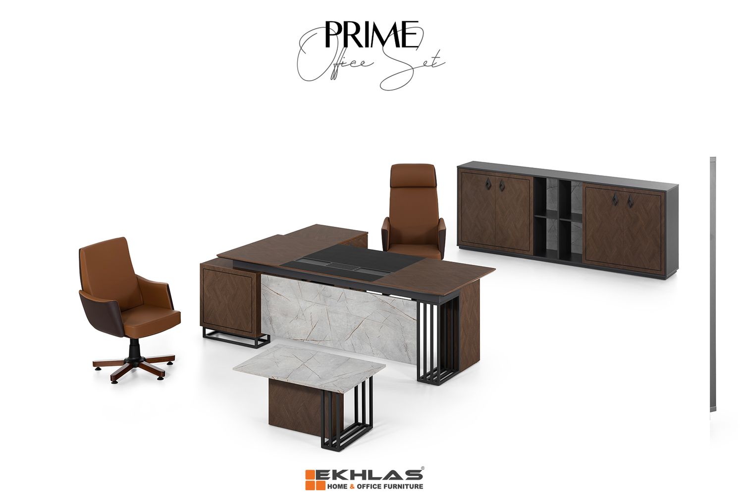 Prime brown  office set
