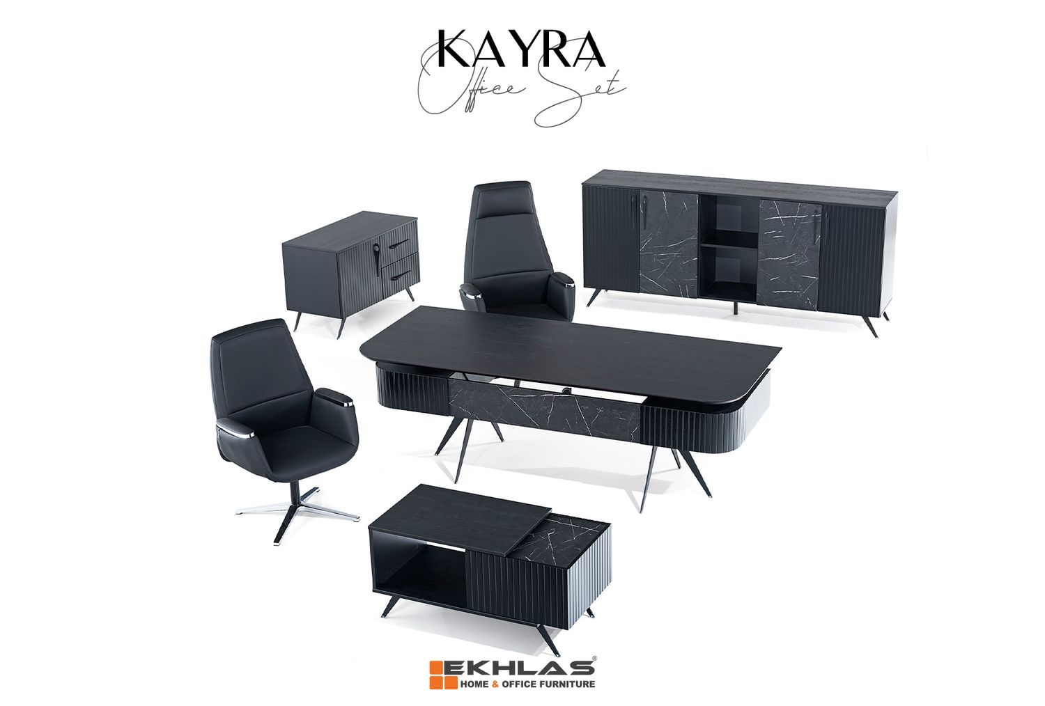 Karya black  office set