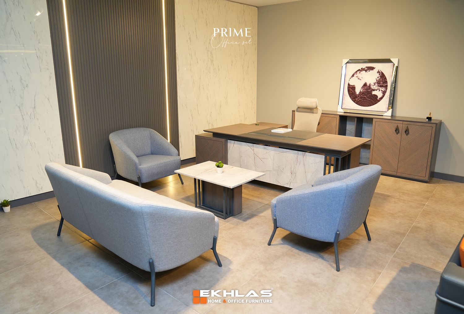 Prime grey office set