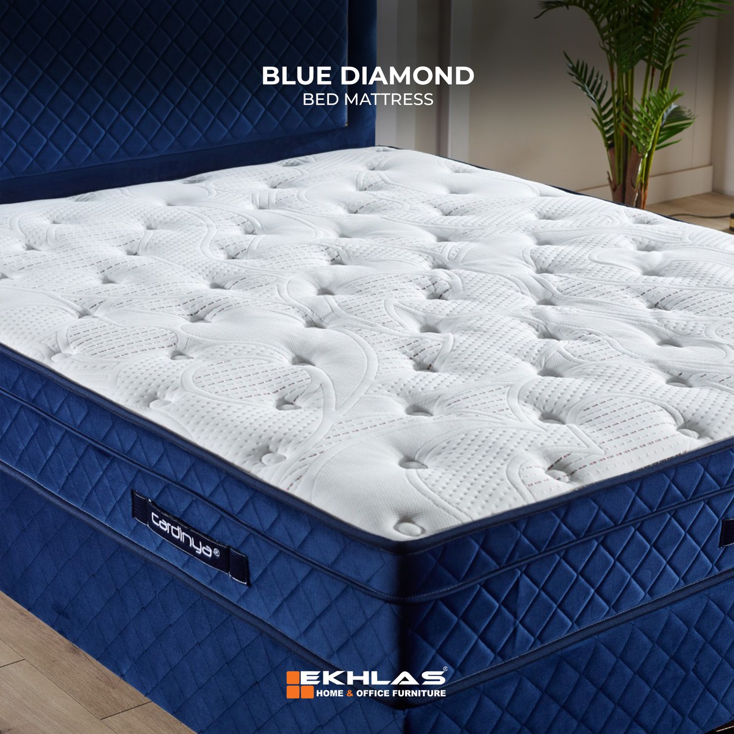 Blue diamond mattress