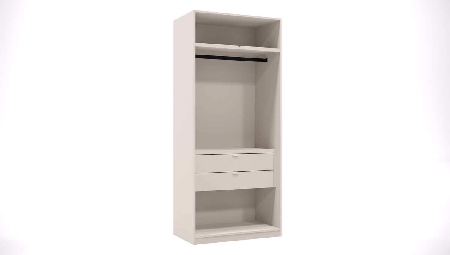G-08 - 2 Door Module with Half Hanging &amp; 2 drawers