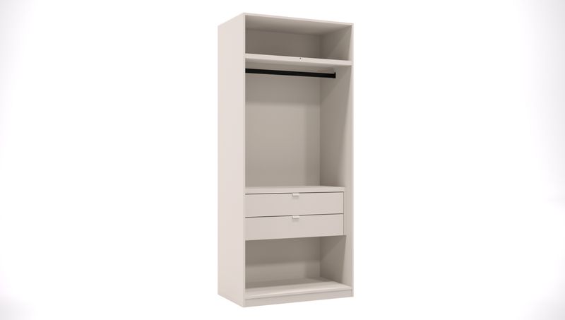 G-08 - 2 Door Module with Half Hanging &amp; 2 drawers