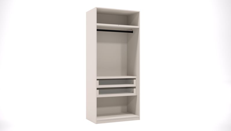 G-05 - 2 Door Module with Half Hanging 2 Drawers