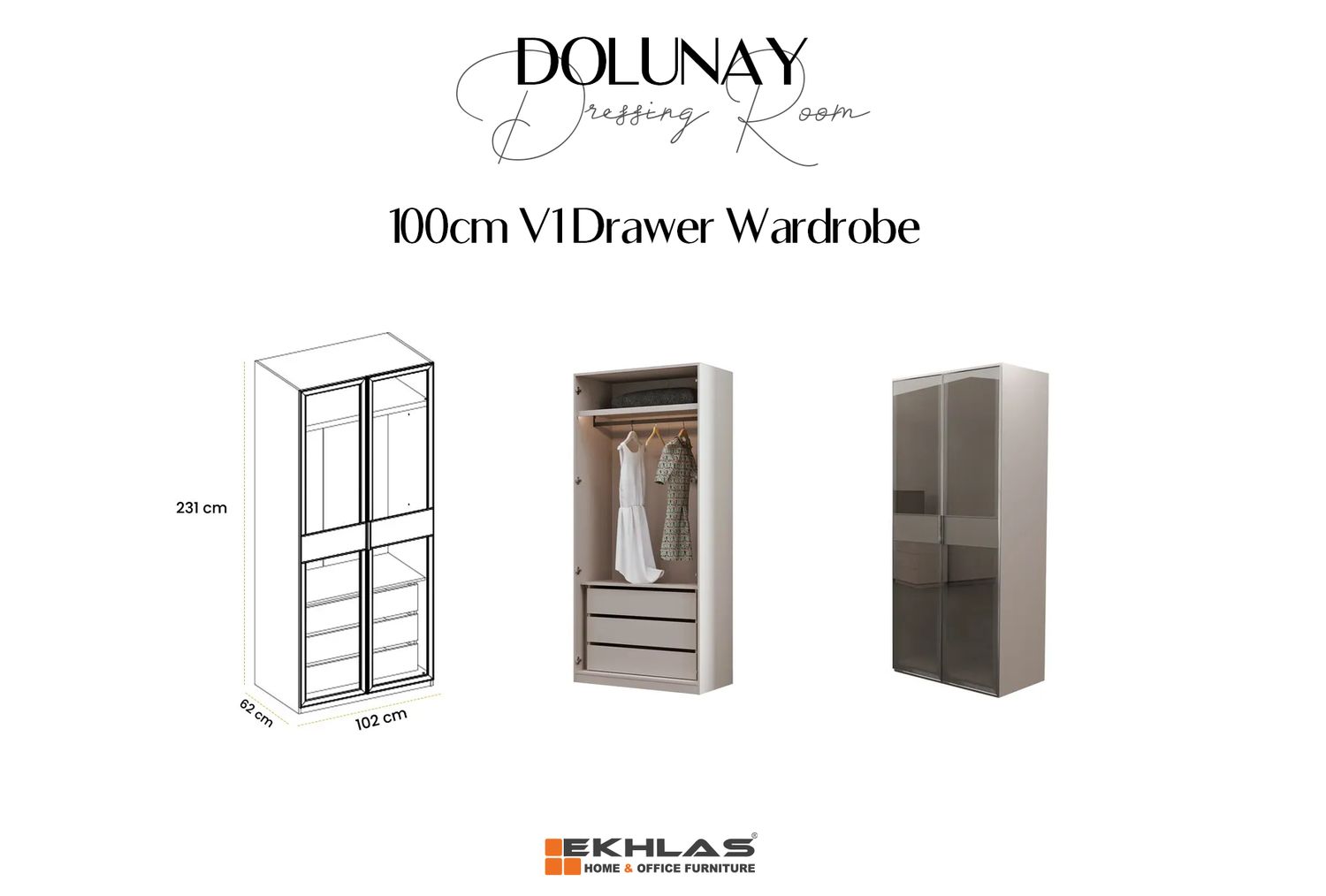 Dolonay 100m drawer