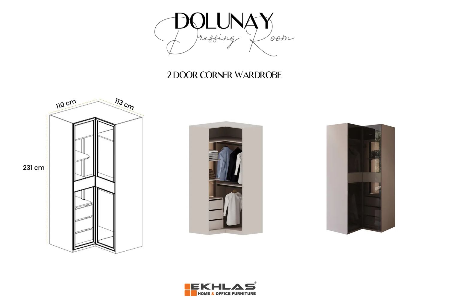 Dolonay corner drawer