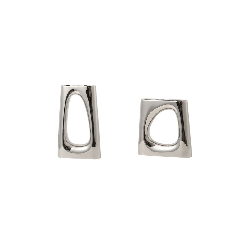 Ring vase silver