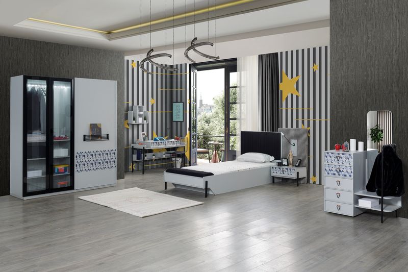 Dynamic young bedroom