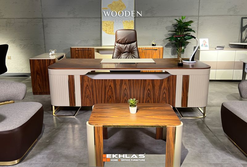 Wooden office set