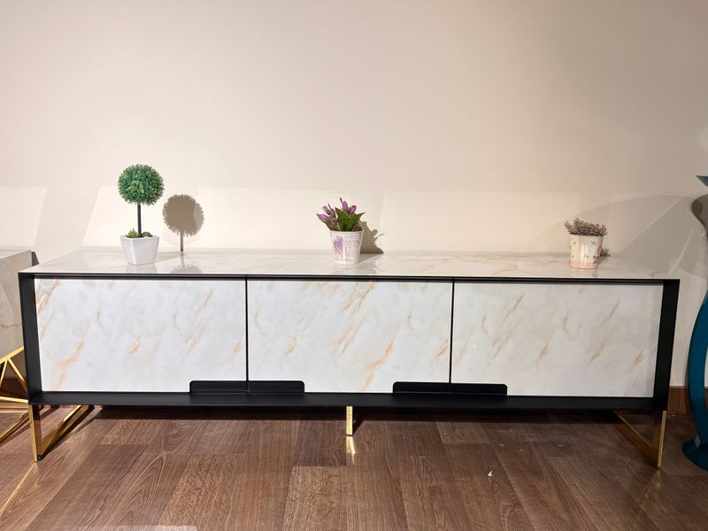 dream tv table gold