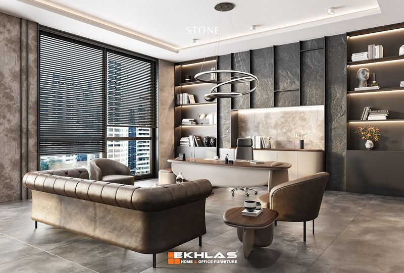 Stone office set