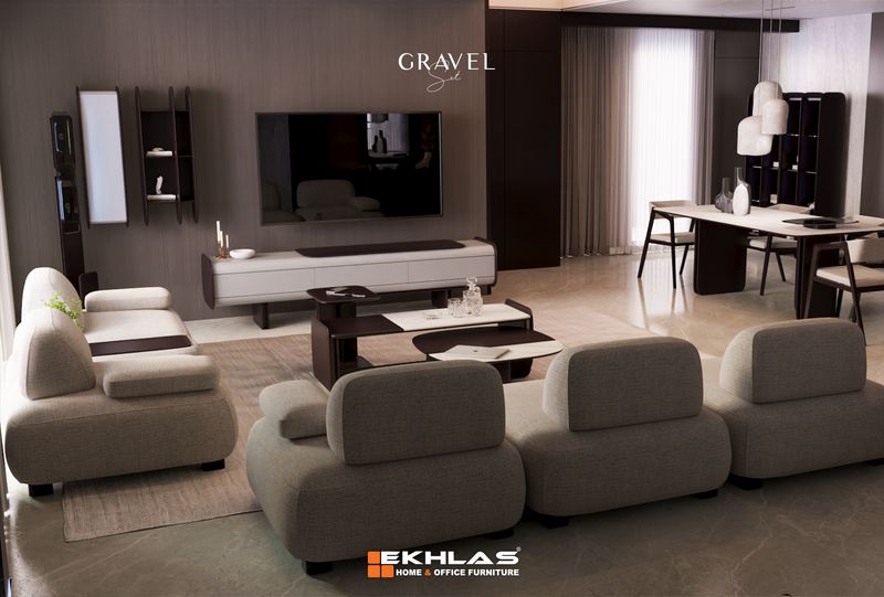 Gravel tv table