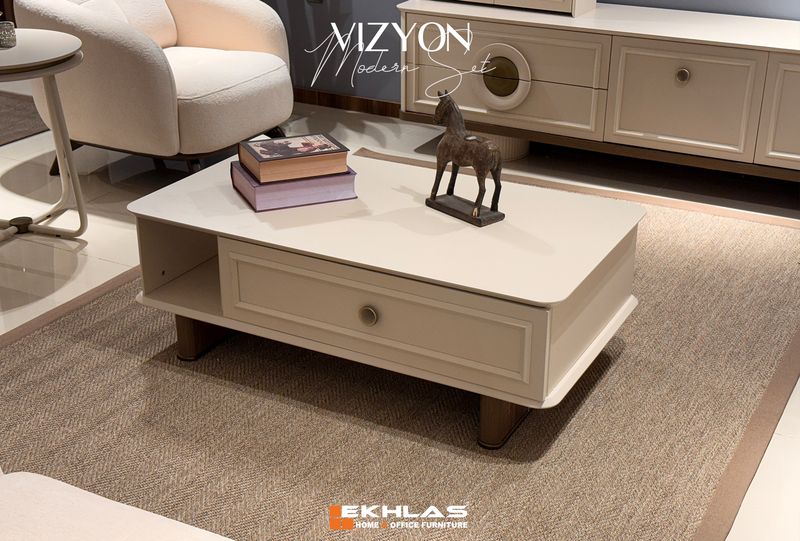 Vizyon side &amp; middle coffee tables