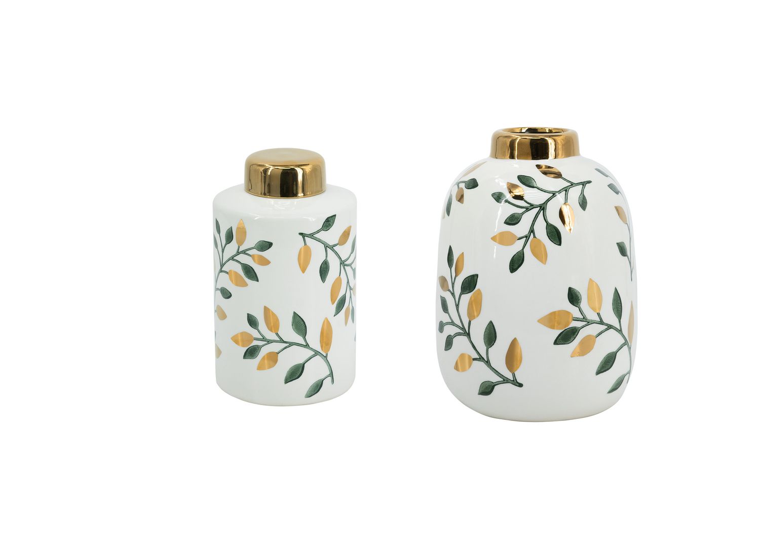 Flower Vase &amp; Lidded Jar