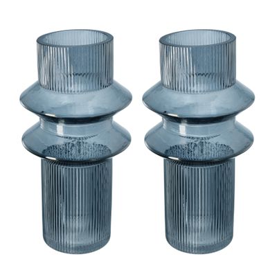 Smoke Luster Glass Vase