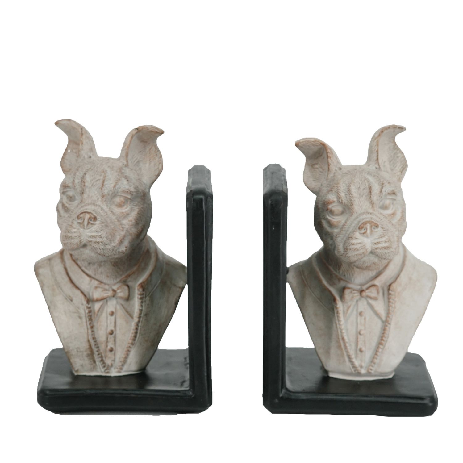 Dog Head Bookends