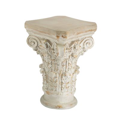 Roman Column Cap Pedestal Medium