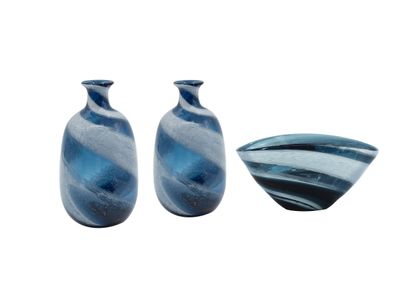 Glass Vase And Bowl