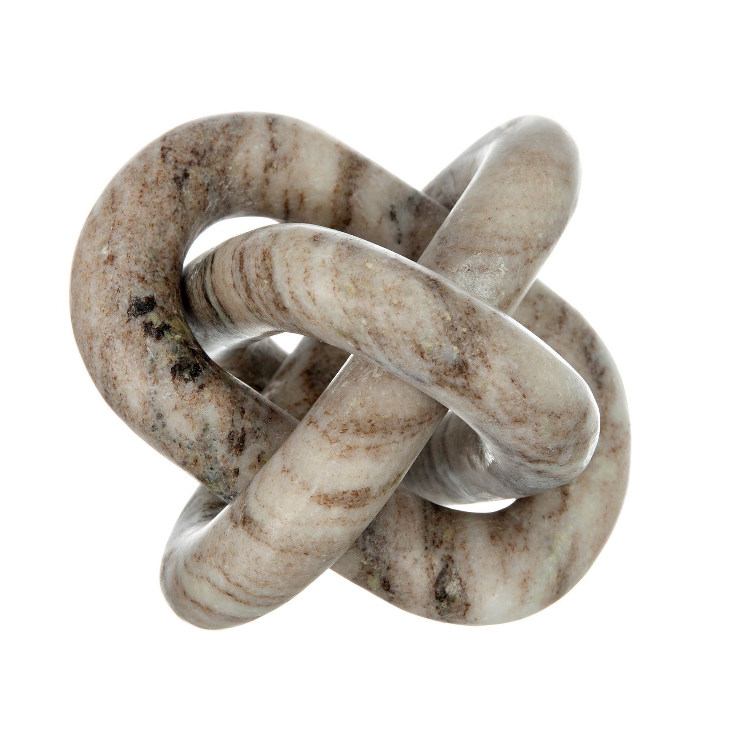 Marble Chain Object,Cream