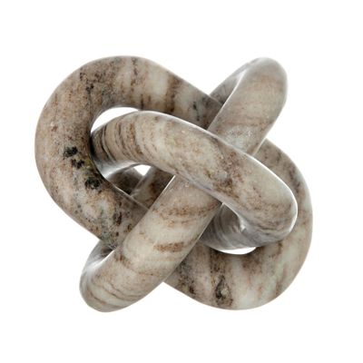 Marble Chain Object,Cream